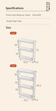 Bathroom Cabinet  Behind The Door Storage and Kitchen Storage Rack Multi-layer Narrow Cabinet Space Saving Trolley Storage Rack