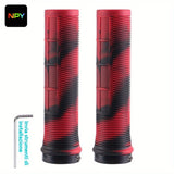 NPY Bicycle Handles Mtb Rubber Lock-on Grip Shockproof Non-slip Mountain/Road Bike Handle Cover Folding Balance Bike Accessories