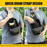 Concealed Carry Bag Tactical Crossbody Sling Backpack Shoulder Gun Holster Bag Chest Pack EDC Pouch Pistol Holster Bag Hunting