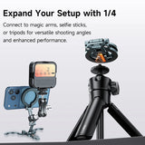 XILETU COBONE Dual-sided Magnetic Phone Stand|Slim Foldable Magsafe 1/4" Mount for iPhone 17-13 Vlog Travel Selfie Live Tripod