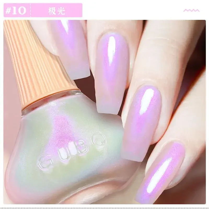 New Oily Gel Nail Polish Glitter Sparking Autumn Winter Milk Coffee Color Varnish No Bake Quick Dry Nail Art Salon Nail Polish