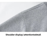 American Retro Hoodie Sweatshirt Autumn Winter Men's Loose Casual Open Cardigan Jacket Comfortable Long Sleeve Zipper Pure Wear