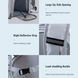 Cat Carrier Outdoor Portable Breathable Pet Bag Shoulder Backpack Handheld Pet Bag Expandable Pet Backpack Cat Backpack