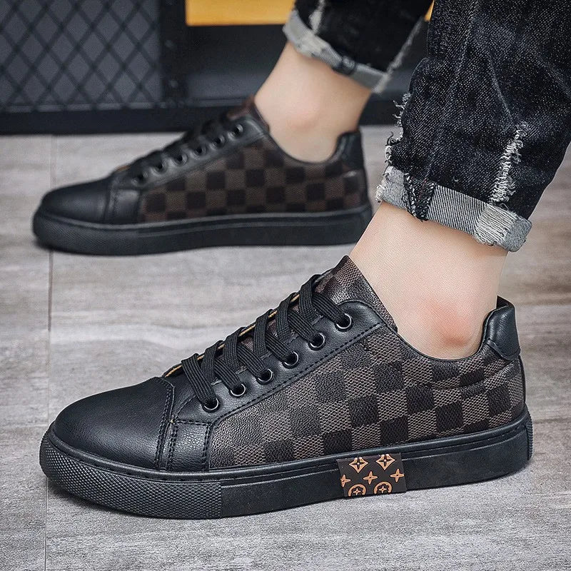 Men Casual Shoes Classic New Fashion Flat Breathable Sneakers Light Shoes Male Tennis Sneaker White Business Travel Footwear