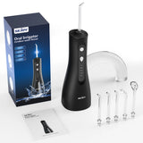 SEJOY Water Flosser Professional For Teeth, Gums, Braces, Dental Care, Electric Power With 5 Settings, 5 Tips For Home Travel