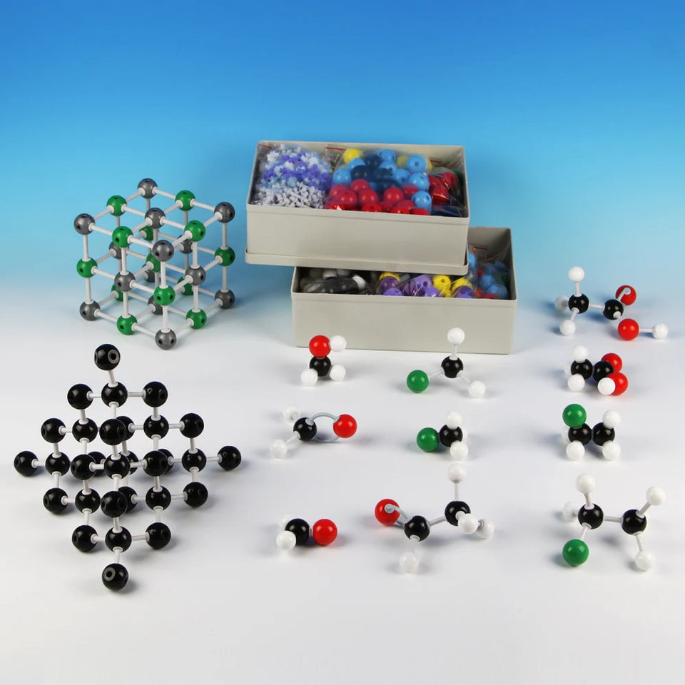 Large Set Complex Inorganic/Organic Molecular Model Set (810 Pieces)(338 Atoms & 470 Links & 2 Short link remover tools))