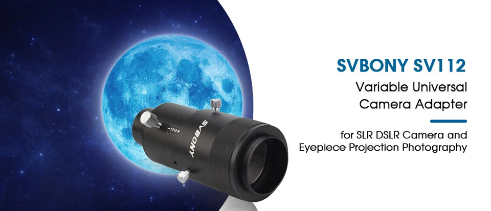 SVBONY Variable Universal Camera Adapter Support Max 42mm Outside Diameter Eyepiece for SLR & DSLR Camera And Eyepiece SV112
