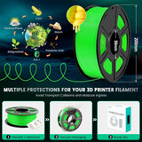 SUNLU Pla Plus 3D Filament 1.75mm Good Toughness Multicolor Neatly Wound PLA+ Filaments for FDM 3D Printing Materials 5KG