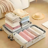 Compression Bags No Vacuum Needed,Travel Camping Essentials Vacuum Bags for Luggage Packing Roll Up Space Saving Storage Bag