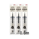 Uni-ball ZENTO Click Gel Pen,0.38/0.5/0.7mm Various Colors Water-based pen With Ergonomic Grip Smooth Writing for School&Office