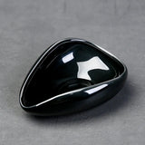 Handmade Ceramic Coffee Bean Dosing Tray Weighing Plate Multi-use Tea Bowl for Coffee Bar Home