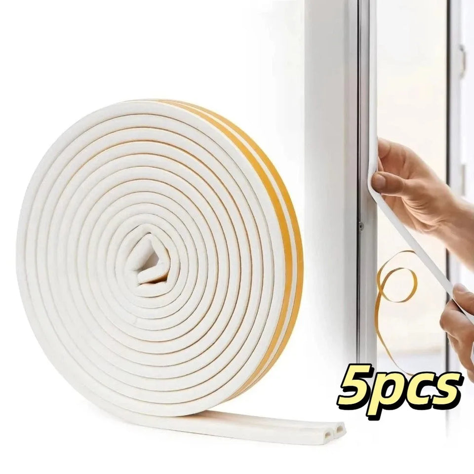 Flexible Weatherstripping Seal Strip Durable Self-Adhesive Windproof Seal Premium Quality Gap Sealing Soundproof Seal Doors