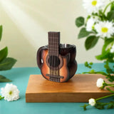 Stainless Steel Musical Instrument Coffee Mug Ornament Durable Guitar Style Water Cup Easy To Clean Comfortable Handle