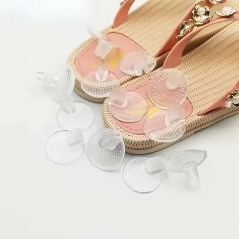 10 pairs Soft flip Flop Gel Cushions Pad Toe Protectors for Thong Sandal lnserts Guards insoles Shoes Grip Pads Metatarsal Pad