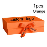 Cardboard Package Box Pink Black Carton Large Gift Box Personalized Logo Corrugated Box For Packaging Party Box With Ribbon