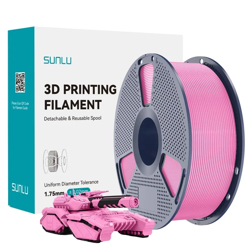 SUNLU 1KG High Speed PLA 3D Printer Filament 1KG 1.75mm ±0.02MM High Flow Speedy 3D Printer Filament Designed for Fast Printin