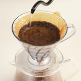 Transparent hand brewed coffee filter cup, home drip coffee filter, coffee enthusiast brewing equipment