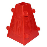 Red Plastic Easter Cheese Mold 63 Inch Tall 1 KG for Holiday Decoration and Gift