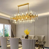 Modern restaurant luxurious smart crystal chandelier Gold round Living room interior decoration salon restaurant chandelier