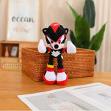 New Supersonic Mouse Tail Shadow Cartoon Soft Plush Toy Super Sonic Talsnak Hedgehog Amy Game Doll Decoration Toy Boys and Girls