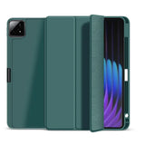 Coque For Xiaomi Pad 7 Case with Pen Holder PU Leather Soft Back Trifold Stand Cover For Xiaomi Pad 7 Pro Mi Pad 7 Case 11.2''