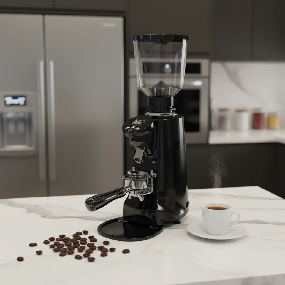 High Precise Modern Coffee Powder Grinder Machine 64mm Flat Burr Grinder Moledora De Cafe