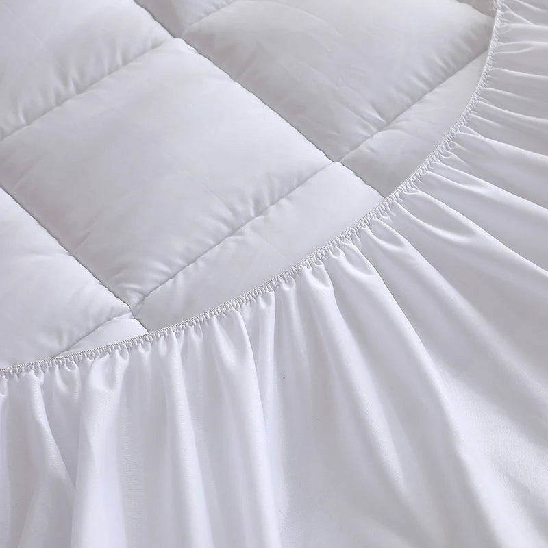 Twin Full Queen King Dark Grey White 360g Per Square Meter Filling Mattress Topper Mattress Protector Cover