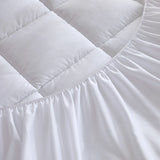 Twin Full Queen King Dark Grey White 360g Per Square Meter Filling Mattress Topper Mattress Protector Cover