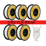 5KG PLA PETG TPU Filament 1.75mm High Quality 3D Printing Material Degradable Eco-friendly For 3D Printer Plastic 5 Rolls