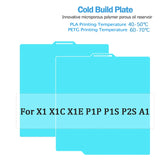 For Bambu Lab P1S P2S Build Plate A1 X1C Pei Texture 257x257 H1H PEY Peo Sheet Spring Steel For Bambulabs X1 Carbon Bambulab P1P