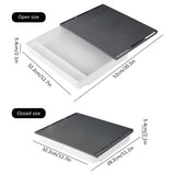 Under Desk Drawer Self-Adhesive Stationery Storage Box Multifunctional Hidden Under Desk Organizer for Home Kitchen Office Table