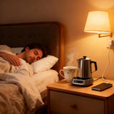 Coffee Mug Warmer with Touch Screen, Electric Ceramic Drink Cup Heater for Coffee Tea Hot Chocolate, for Office Desk, Home