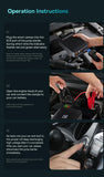 Baseus 2 In 1 Car Air Pump 8000mAh Power Bank Portable Air Compressor with LCD Digital Display Car Tire Inflator Pump