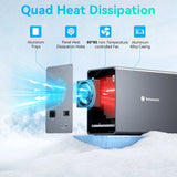 【Free Local Warehouse!】Yottamaster 150W External Hard Drive Enclosure 2.5"3.5" SATA HDD SSD Enclosure RAID Hard Drive Storage