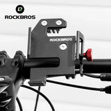 ROCKBROS Bike Phone Holder 360° View Bicycle Phone Holder for 4.7-7 inch Mobile Phone Moto Motorcycle Bracket Shockproof Bracket