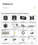 4 Dof Robotic Arm with 4WD Car Omni Wheel Obstacle Avoidance Motor Servo RC Car for Arduino Robot DIY Kit Ps2 Programmable Robot