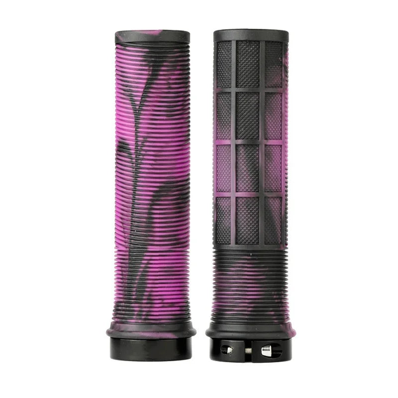 NPY Bicycle Handles Mtb Rubber Lock-on Grip Shockproof Non-slip Mountain/Road Bike Handle Cover Folding Balance Bike Accessories