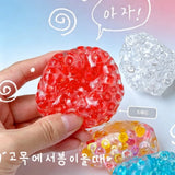 Squishy Balls Ice Beads Stress Relief Toy Super Soft Sensory Fidget Toys for Kids Adults Anxiety Relaxation Squeeze Gift