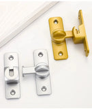 1pc Security Door Lock Handle Commercial Residential Grade Anti-Pick Lock with Adjustable 90°/180° Slide Indoor Outdoor Use