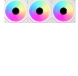 COOLCIRC PC Case Fan 120mm ARGB  Mirror Cycle Light Effect CPU Cooler Fan 4PIN PWM 58.36CFM Fan for Computer Water Cooler