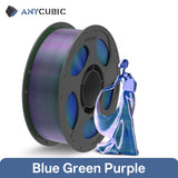 ANYCUBIC Dual-Color Silk Filament Silk Texture FDM 3D Printer PLA Filament Shine Bright Multicolor Silk 3D Printing Material