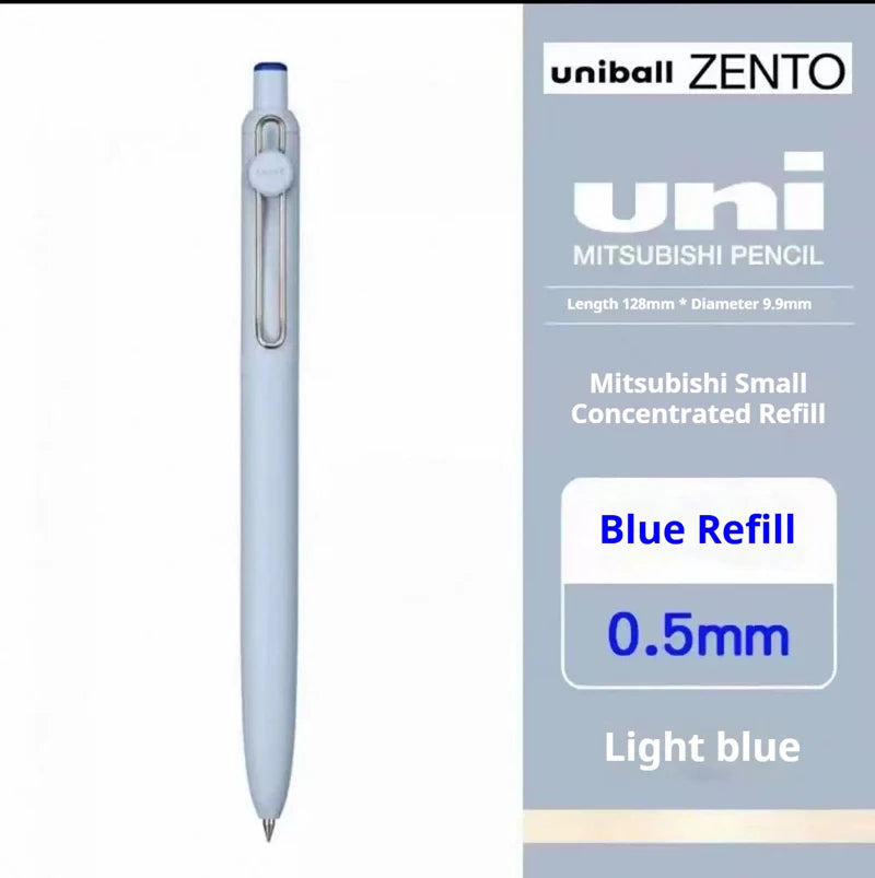 Uni-ball ZENTO Click Gel Pen,0.38/0.5/0.7mm Various Colors Water-based pen With Ergonomic Grip Smooth Writing for School&Office