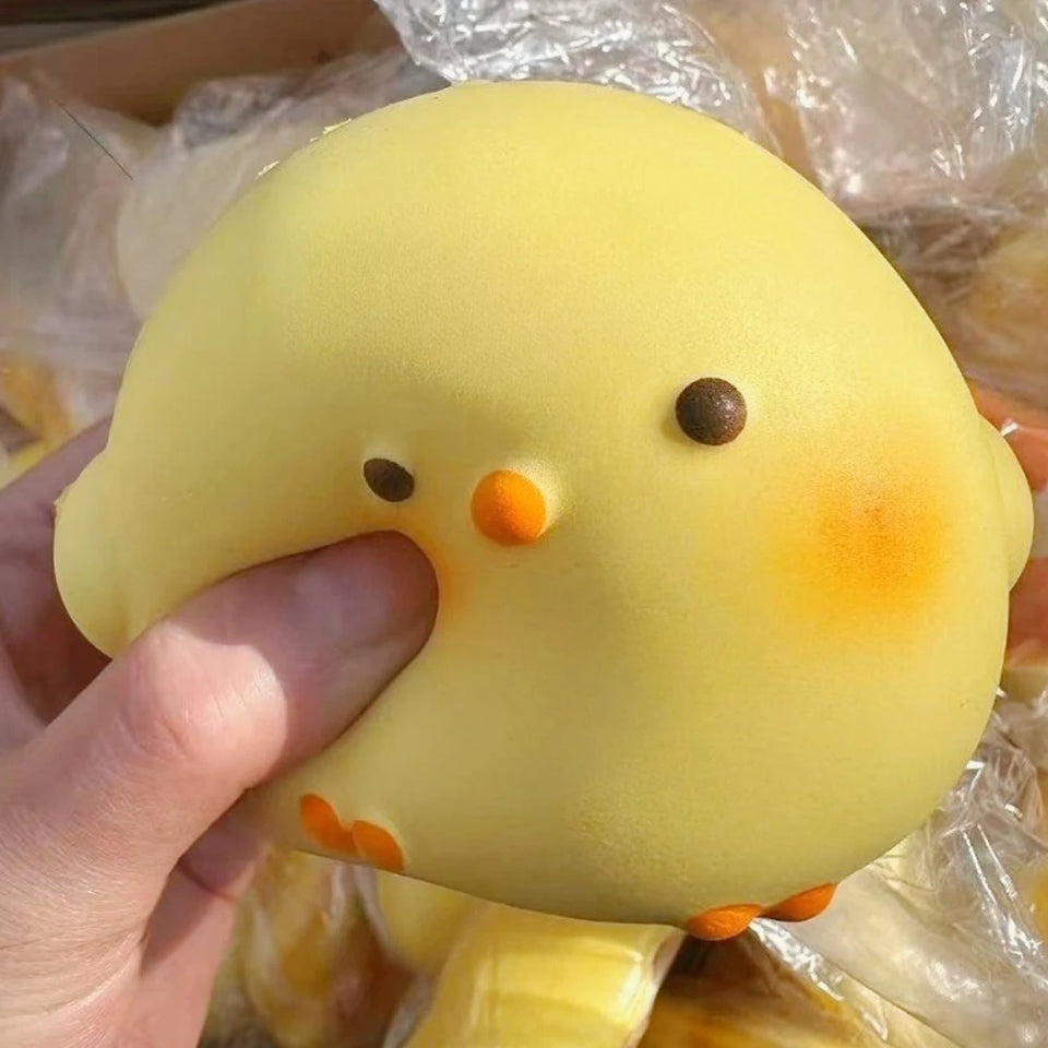 Super Soft Cute Chick Fidgets Toys Squishy Kawaii Animals Squeeze Toy Stress Relief Toy for Anxiety ADHD Gift for Adults Gifts