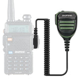 Baofeng BF-780 Dual PTT Remote Shoulder Walkie Talkie Speaker Microphone Mic For UV-5R BF-888S 5RH 21 PRO Quansheng UV-K5 UV-K6