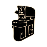 Coffee Collection Enamel Pin for Barista Vintage Rose Tea Latte Americano Brooches Coffee Machine Mini Coffee Bean Badge Jewelry