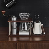 Hand-brewed Coffee Stand Detachable Camping Solid Wood Portable Coffee Brewing Tool Storage Rack Espresso Coffee Accessories
