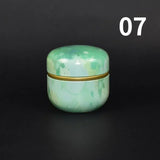 New Portable Retro Metal Tea Can Chinese Candy Coffee Bean Tea Bag Sealed Moisture-proof Container Personalized Storage Supplies