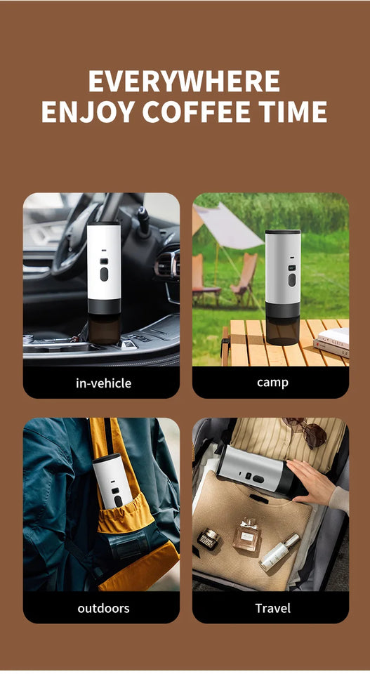 1pcs portable capsule coffee machine Meiyi concentrated electric household small heating pump pressure coffee machine, suitable