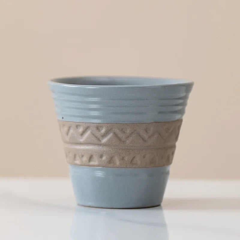 Saudi Arabian Coffee Cup Small Vintage Coarse Ceramic Concentrated Latte Cup Creative Antique Ceramic Afternoon Tea Cup