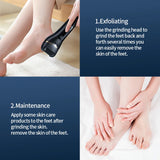 USB Powered Electric Foot Grinder Callus Remover Rechargeable with Adjustable Speeds for Men & Women's Pedicure Care